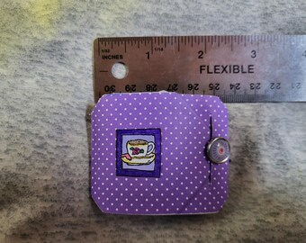 Handmade Miniature Book of Whimsical Images to Read, Hang, or Wear