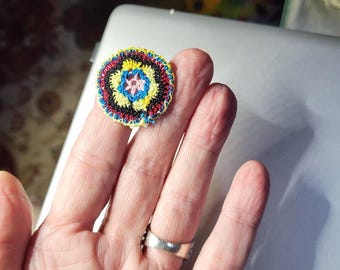 Miniature Micro Crocheted Dollhouse Doily