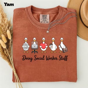 Doing Social Worker Stuff Shirt, Comfort Color, Funny Social Work Shirt, Mental Health Tee, School Social Worker Shirt, Social Work Gift