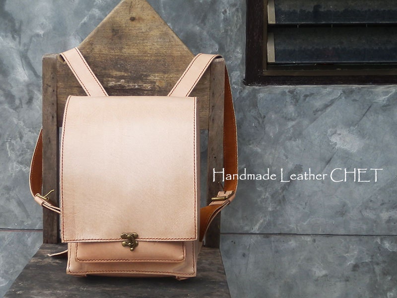 japanese leather backpack