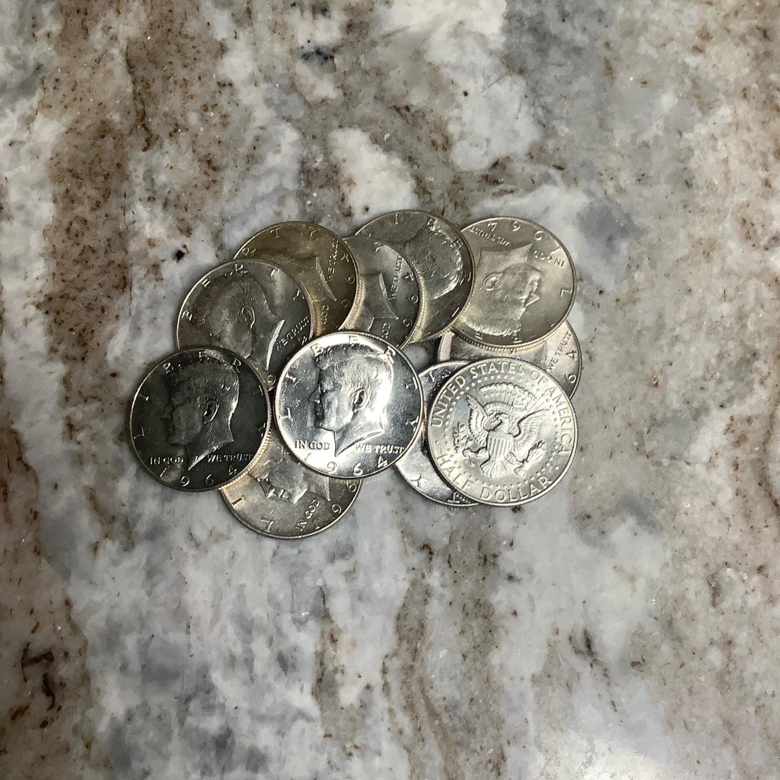 1964 kennedy half dollar coin - Etsy 日本