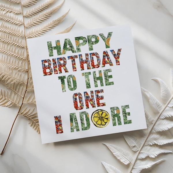 Stone Roses - Birthday Card for Partner, son & Daughter.