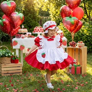 fruit theme birthday dress Fruit Baby Dress