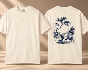 Christian T Shirt, Grace Makes a Way Tree Graphic Tee, Keep Walking Faith Shirt, Unisex Comfort Colors Tee, Inspirational Christian Gift