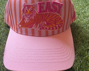 Easy Tiger embroidered trucker hat