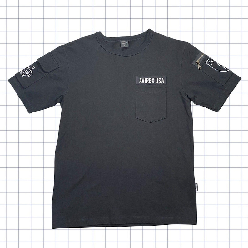 Avirex Spellout Cropped Tshirt - S image 1