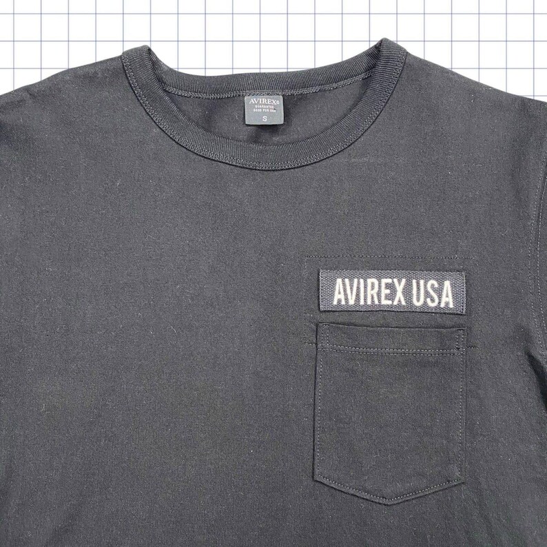 Avirex Spellout Cropped Tshirt - S image 3