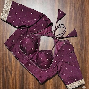 Readymade Saree Blouse | Padded, Size 36–46 | Masaba Pattern Blouse UK