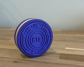 Inspired Purple Cookie Container | 3D Printed Trinket Tin | Fan Made Collectible