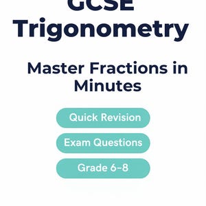 GCSE Trigonometry Revision Guide | SOHCAHTOA Maths Notes + Exam Practice Questions | Grade 4-9 PDF Download