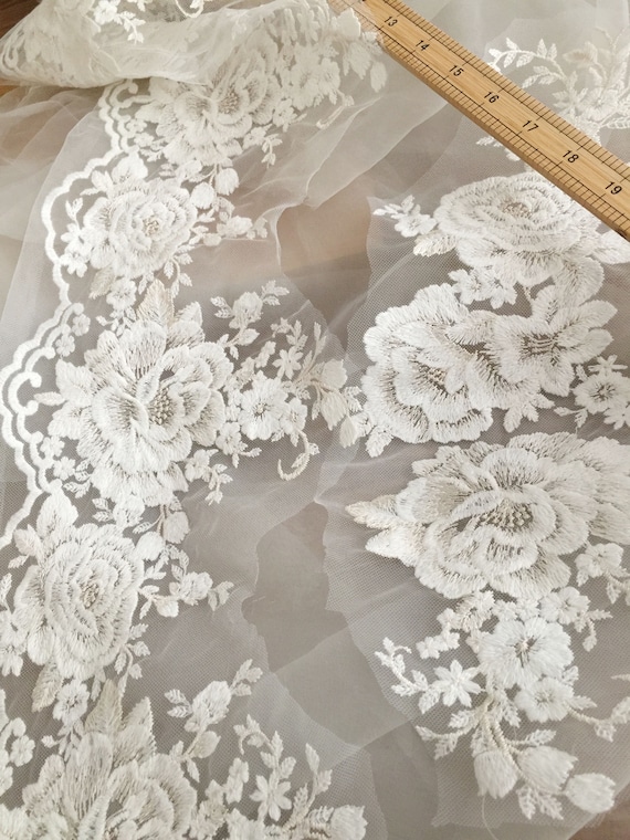 Bodice Bridal Veil Applique for Wedding Gown Exquisite Wedding Lace Applique Bridal Dress Decor
