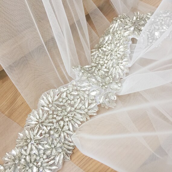 Gold Brdal Belt Sash Rhnestone Crystal Pearls Vctoran Vntage Style Jewelry Weddng Dress