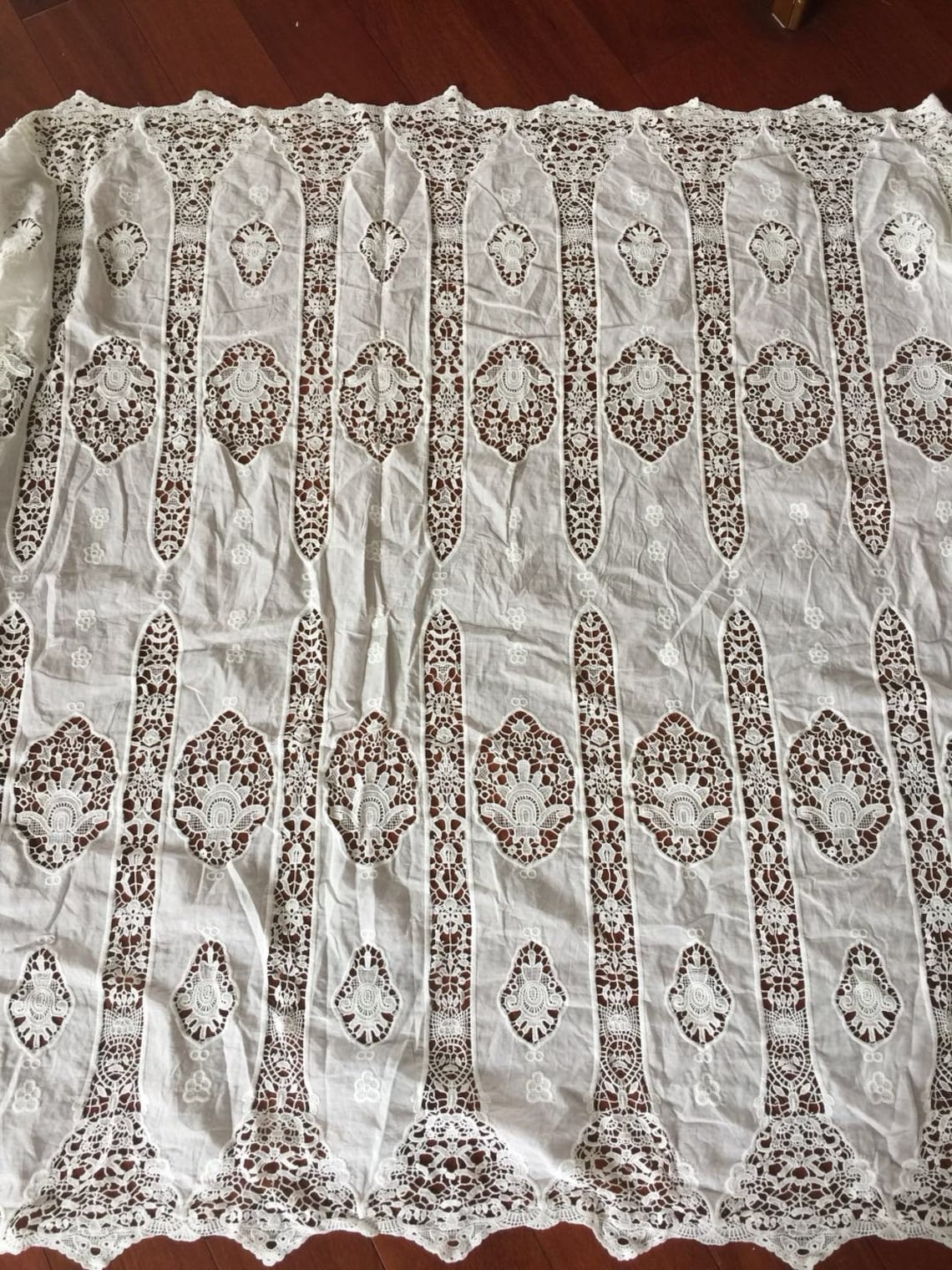 Ivory Cotton Lace Fabric by Yard Cotton Flower Fabric Etsy