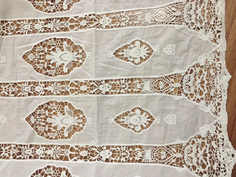 Ivory Cotton Lace Fabric by Yard Cotton Flower Fabric Etsy