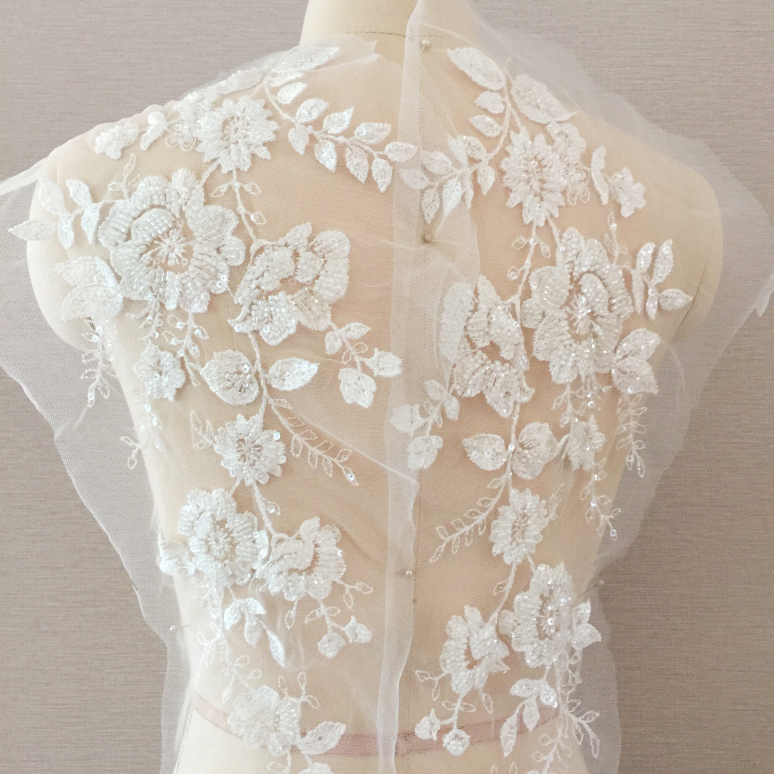 Ivory 3d Bridal Lace Femme