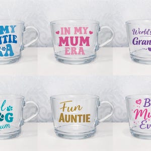 Taza de cerámica personalizada, regalo con nombre personalizado para papá, mamá, abuela, tía.