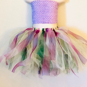 Forest Fairy Elf Tutu Skirt Infant to Child and Adult Sizes