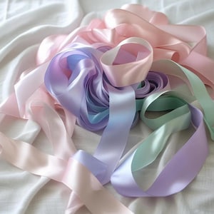 1.25 Inch Silk Ribbon In Many Colors by the Yard So Soft Doll Making Hat Making Sewing Jewelry Embroidery Wedding Floral Wreaths Hair Bows