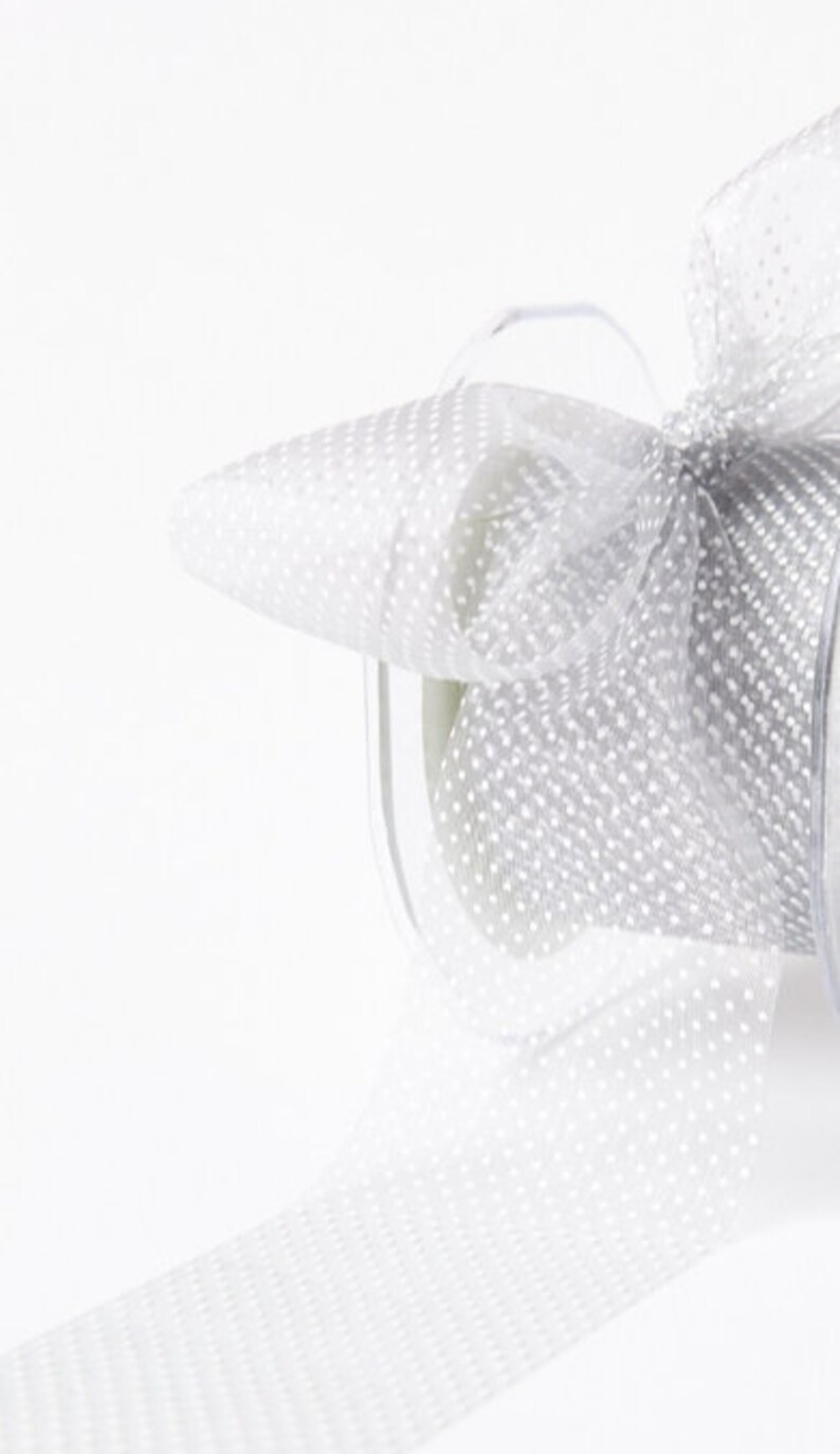 2 Inch Sheer Mini Dot Ribbon by the Yard Lots of Colors to Choose From ...