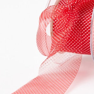 2 Inch Sheer Mini Dot Ribbon by the Yard Lots of Colors to Choose From ...