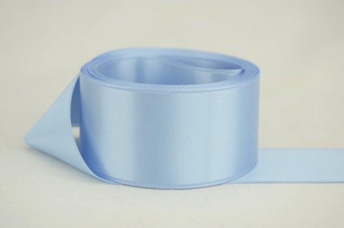 Satin Ribbon Bluebird Double Satin Many Sizes to Choose From Hair Bow ...