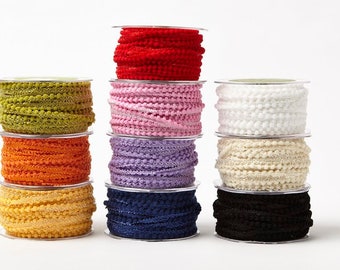 3/8 Inch Mini Pom Pom Ribbon DIY By the Yard tiny pompoms