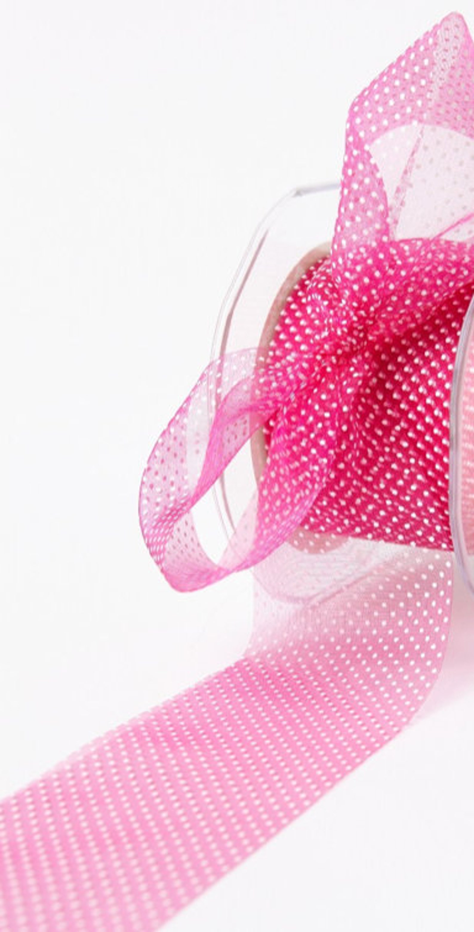 2 Inch Sheer Mini Dot Ribbon by the Yard Lots of Colors to Choose From ...