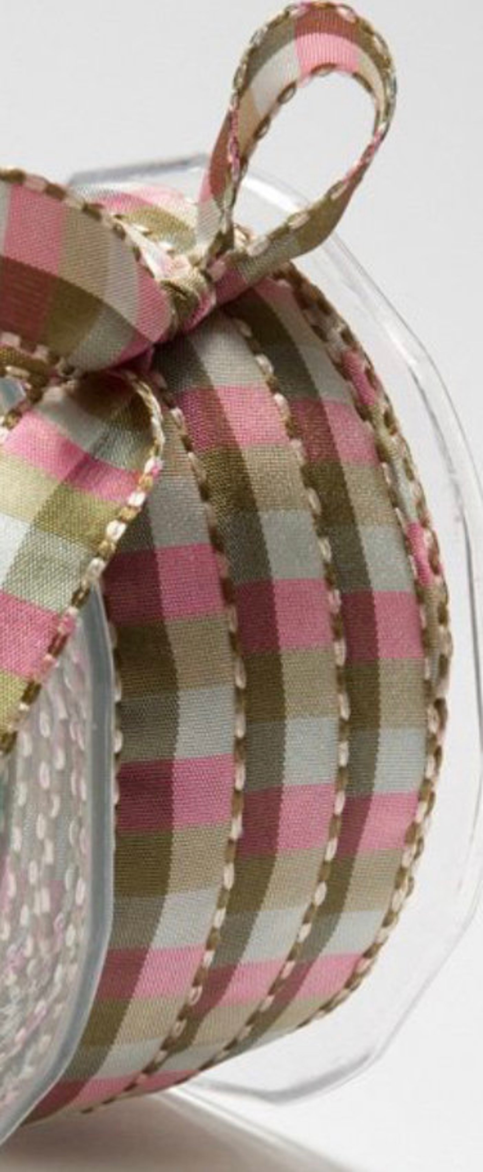 1/2 Inch Multi-color Checkered Ribbon With Woven Stitched Edge Ribbon ...