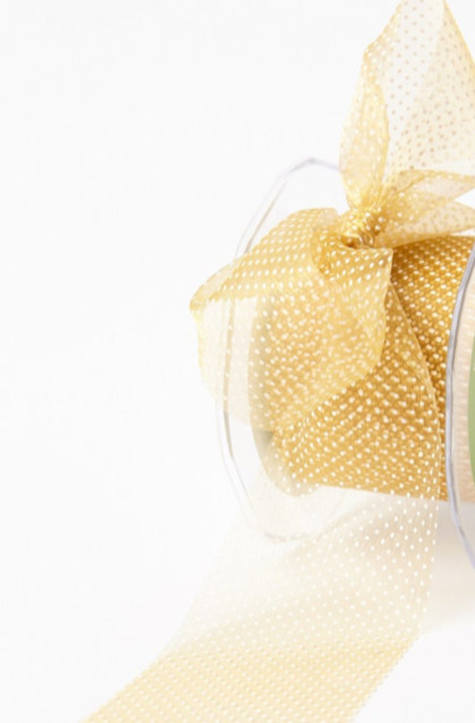 2 Inch Sheer Mini Dot Ribbon by the Yard Lots of Colors to Choose From ...