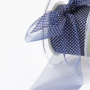 2 Inch Sheer Mini Dot Ribbon by the Yard Lots of Colors to Choose From ...