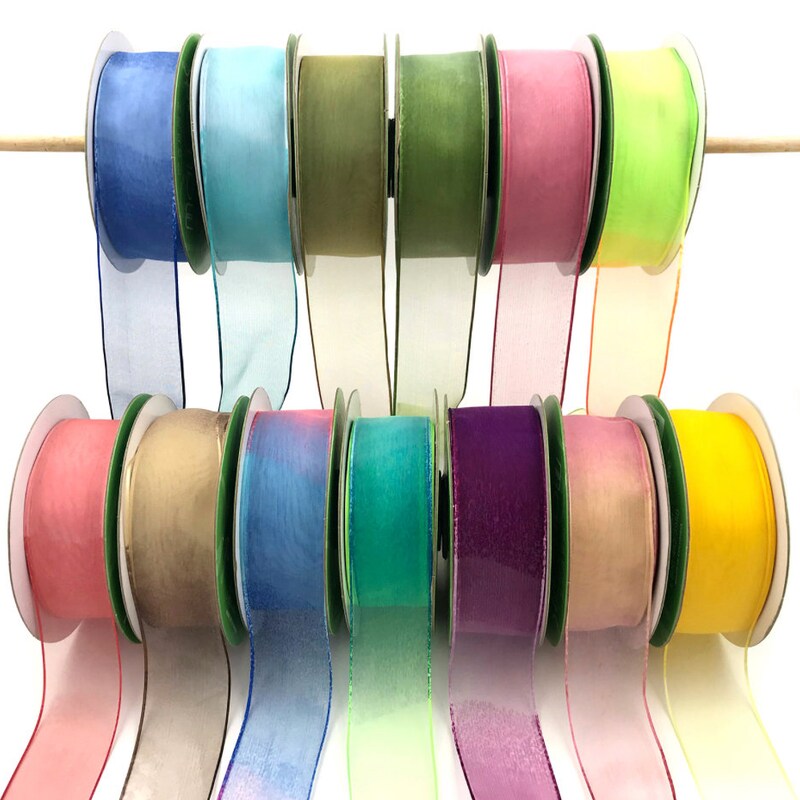 Ribbon Short Sleeve Sheer Mesh main image 1