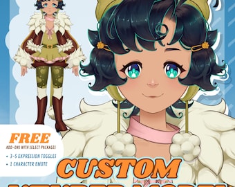 Vtuber Live2D personalizzato - Modello e rigging / Maschile e Femminile / Risorse /