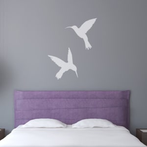 Humming Bird Stencil - Reusable Wall Stencil for Home Decorating - Various Sizes available for Stencilling Walls, Furniture or Fabric -10150