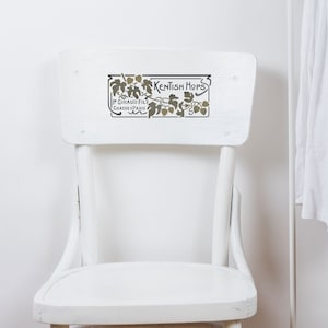 Kentish Hops Stencil - French Vintage Perfume Label Stencil from The Stencil Studio - Reusable shabby chic stencils for home and craft 10655