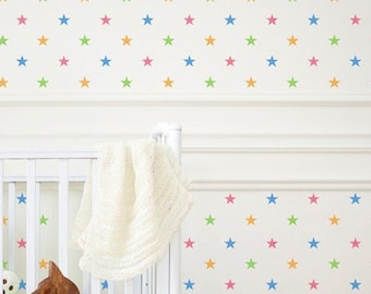 Little Stars Repeat Stencil from The Stencil Studio. Repeatable, Reusable Stars Wall stencils for home decor, furniture & crafts -  10101