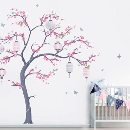 Tree Stencil Pack Large Tree Stencils Wall Stencils Wall Etsy