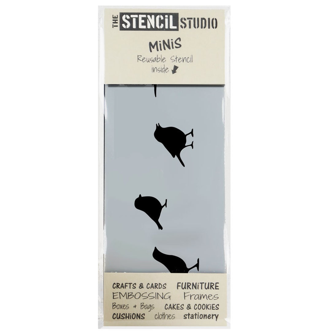 Birds Border Stencil Stencil Minis From the Stencil Studio. Handy