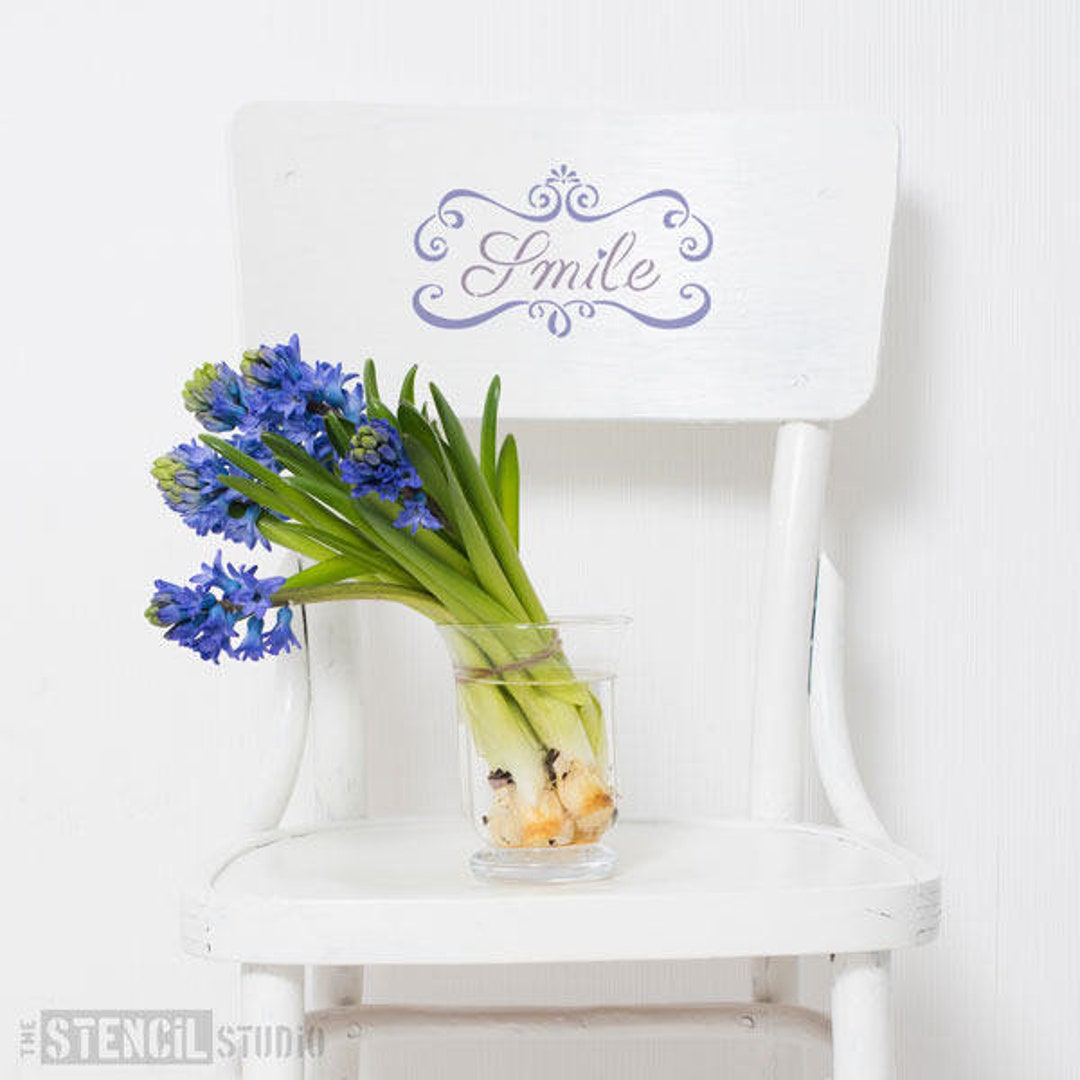 Swirl Elements Stencil Design From the Stencil Studio. Stencils for Art