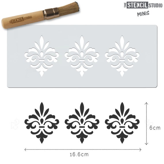 TODO Stencil Deco mini Vintage Figura 067 M Figura para artesan/ías decoraci/ón de muebles y m/ás