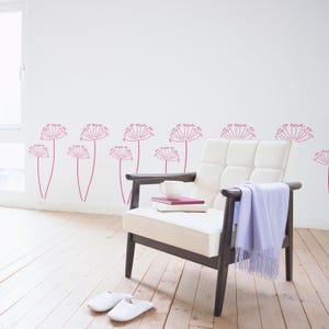 Plantilla de perejil silvestre - Plantillas grandes para paredes - Plantillas de flores - Plantillas de hierba - Plantillas reutilizables para pared - 10049