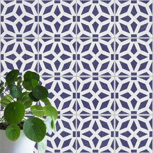 Swell Tile Stencil - Tile Stencils for Floors, Walls & Patios - Tile Makeover Stencils - For Bathroom, Kitchen and Garden Tiles - 11169