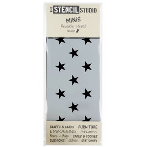 Mini Stars Stencil - Stencil MiNiS from The Stencil Studio. Handy little reusable stencils for home decor and crafts and more 10538