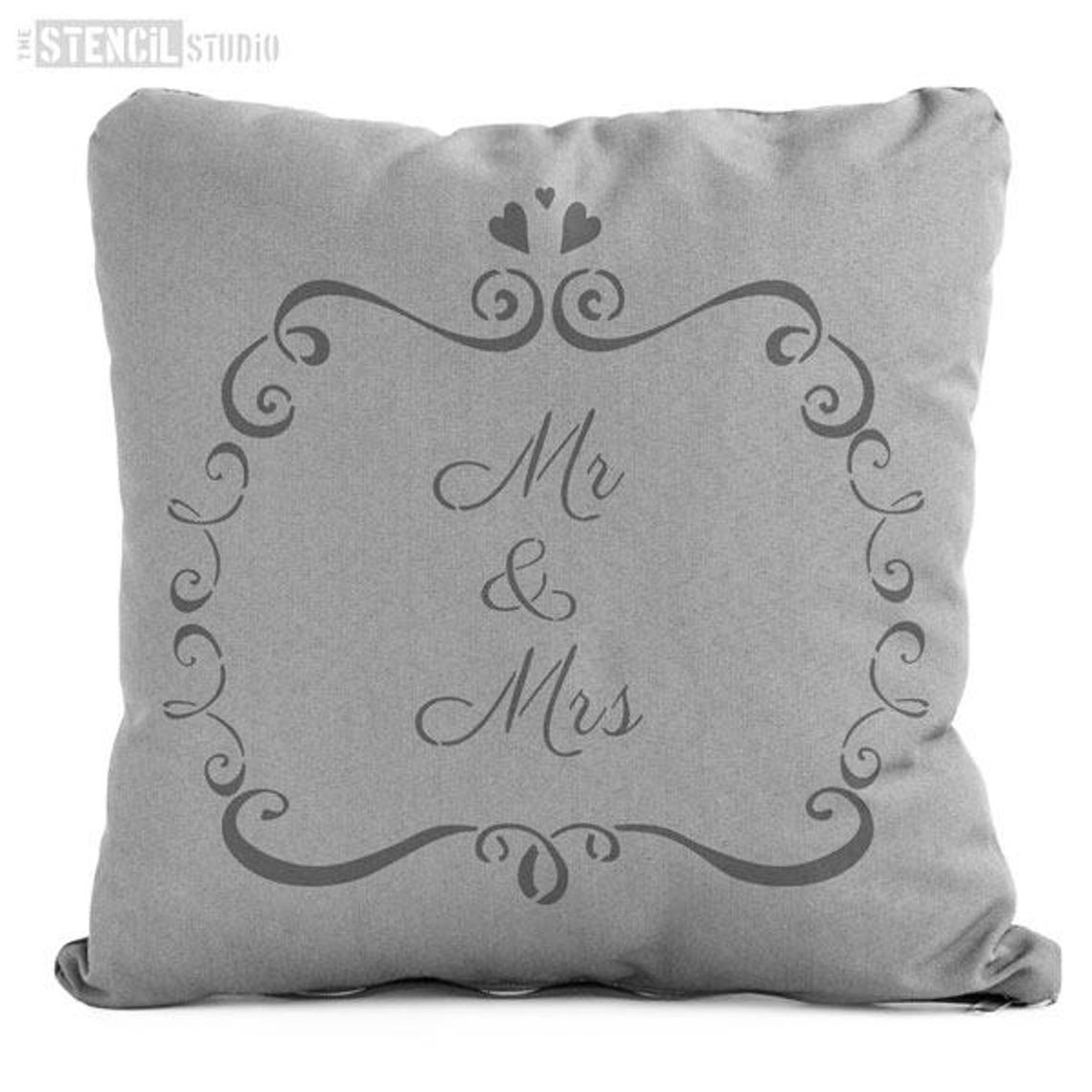 Swirl Elements Stencil Design From the Stencil Studio. - Etsy