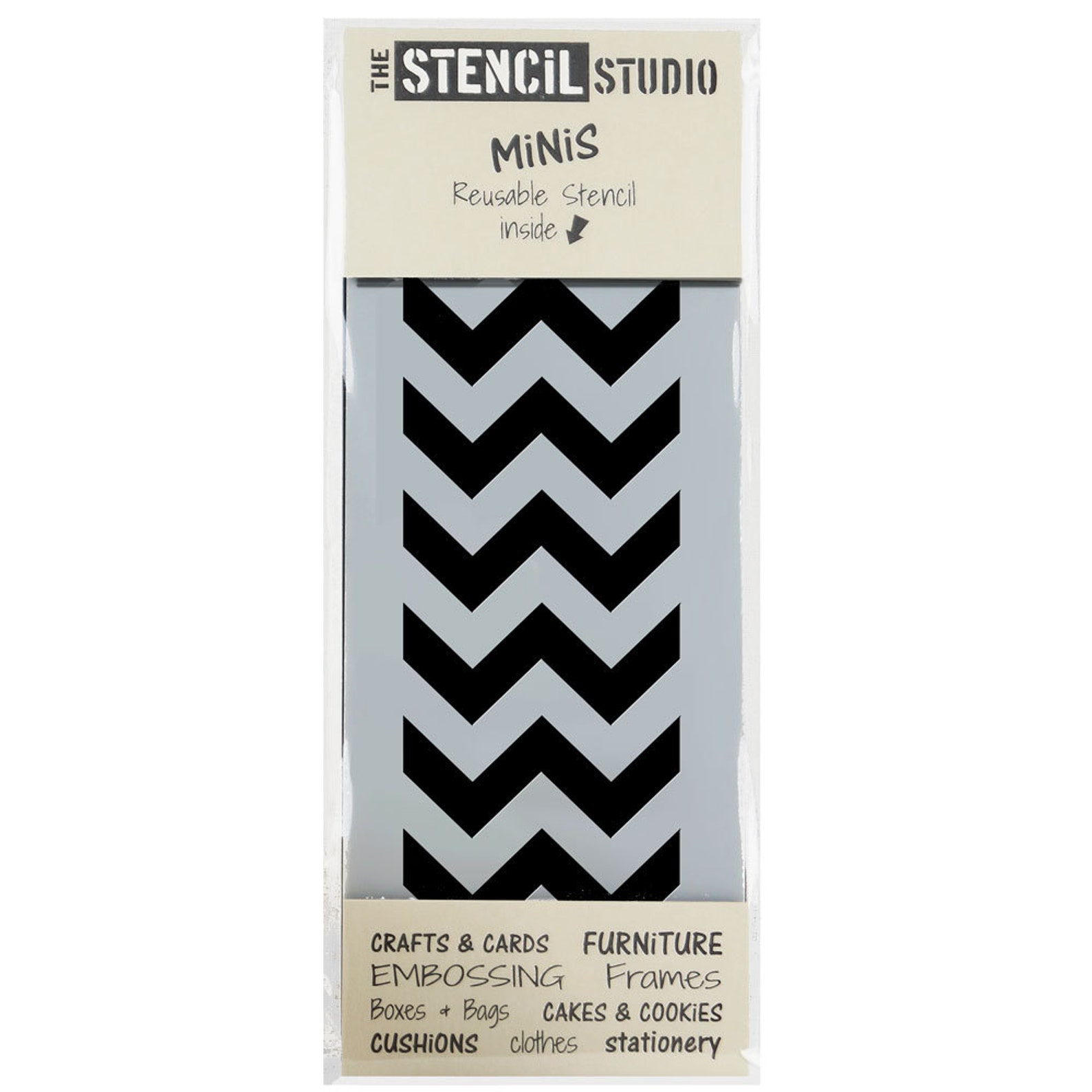 Chevron Pattern Stencil - Stencil Minis From the Stencil Studio. Handy ...