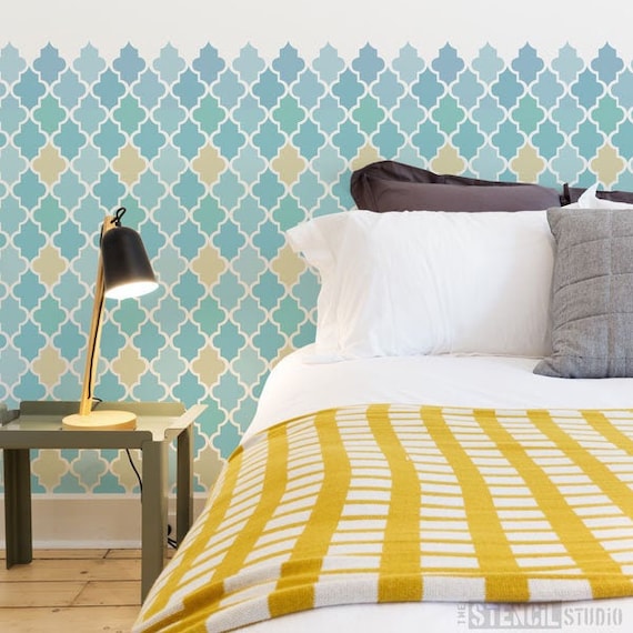 Meknes Moroccan Stencil From the Stencil Studio. Reusable - Etsy
