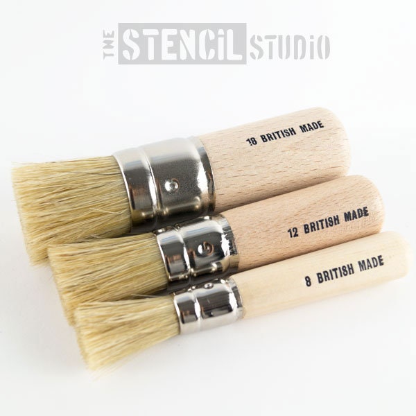 Posh Pinceau à Pochoir (Stencil Brush) - Pinceaux de fibres naturelles