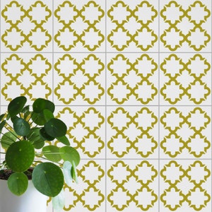 Coaley Tile Stencil - Tile Stencils for Floors, Walls & Patios - Tile Makeover Stencils - For Bathroom, Kitchen and Garden Tiles - 11121