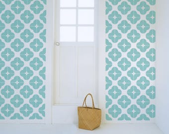 Bloom muursjabloon van The Stencil Studio. Herbruikbare stencils voor woondecoratie, gebruiksvriendelijk. 10475