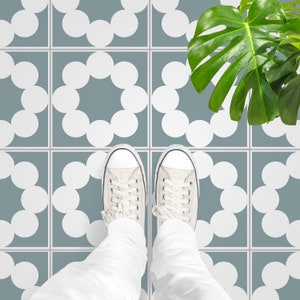 Snowshill Tile Stencil - Patterned Tile Stencil - Stencils for Tiles - Tile Makeover Stencils - Tile Stencils for Floors - 10623