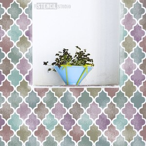 Meknes Moroccan Stencil From the Stencil Studio. Reusable Stencils for ...